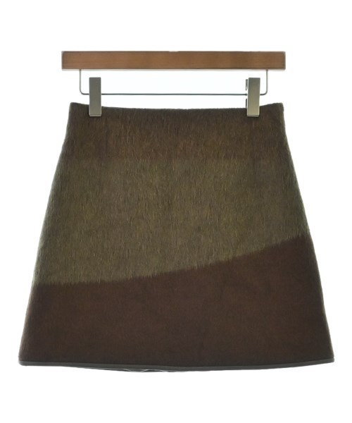 HERMES エルメス ミニスカート 茶系 36(XS位) 4103524S0054