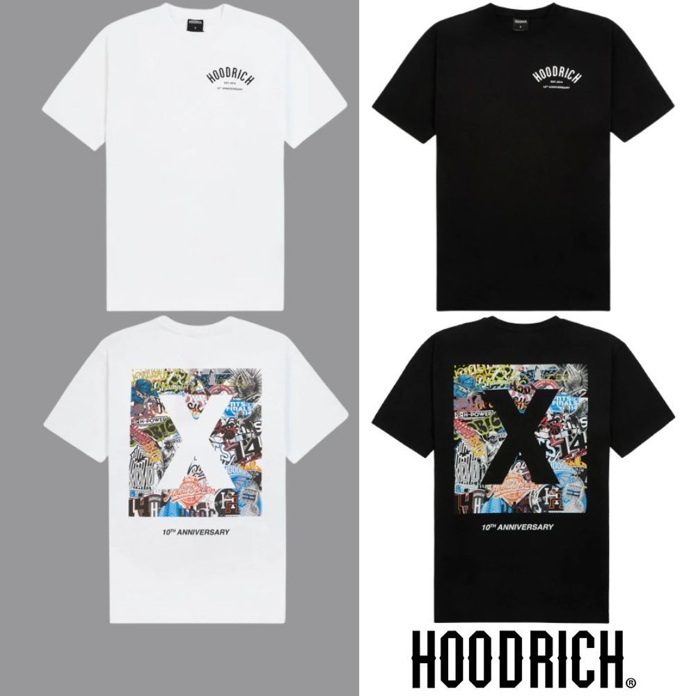 Hoodrich 10年 オーバーサイズ Tシャツ グラフィティー