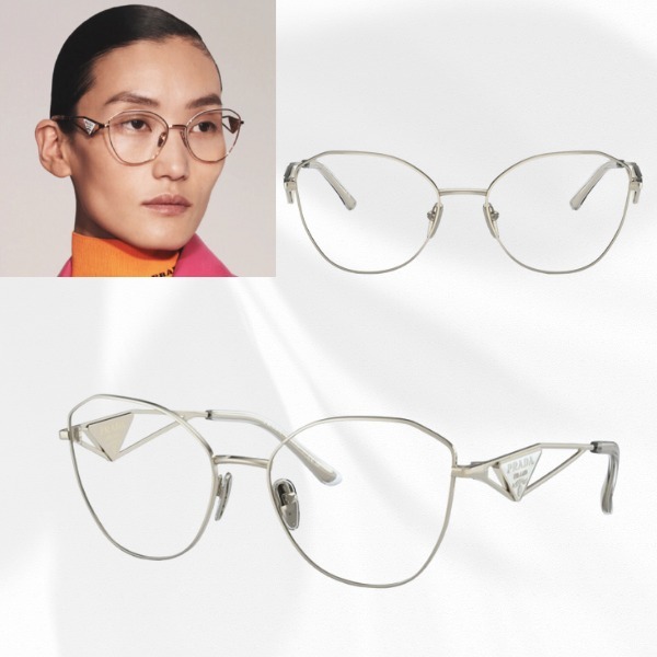 【PRADA】ロゴ プレート メタルフレーム 国内発送