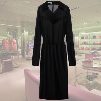 シルク PRADA(プラダ) ワンピース・オールインワン(レディース