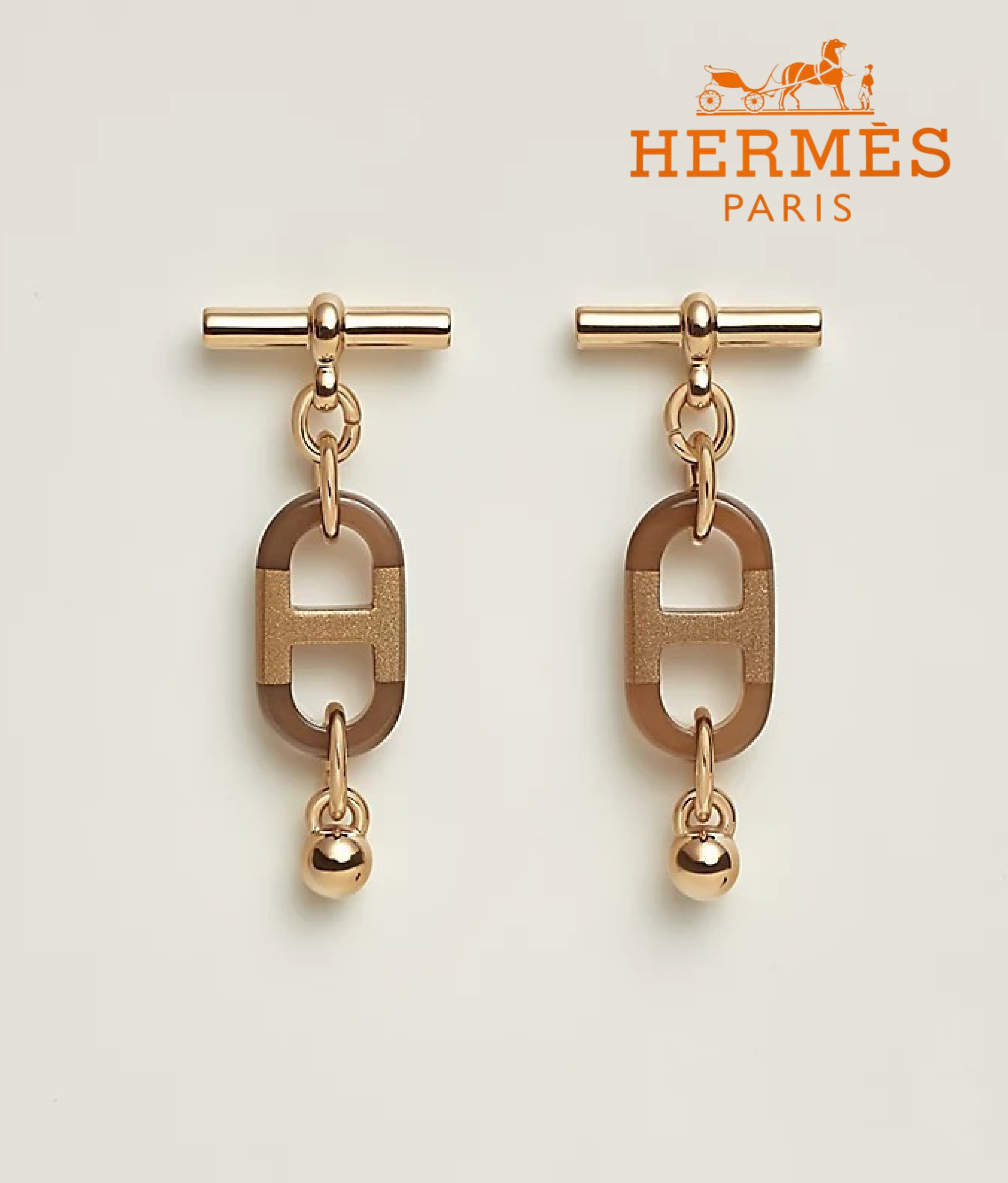 【即完売】HERMES レディース ピアス ゴールド 大好評♪
