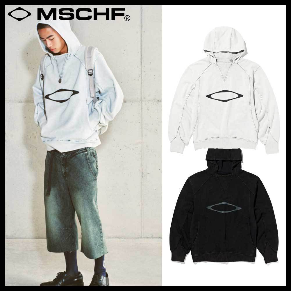 ●MISCHIEF●BLEACHED PULL-OVER HOODIE フーディ 韓国人気