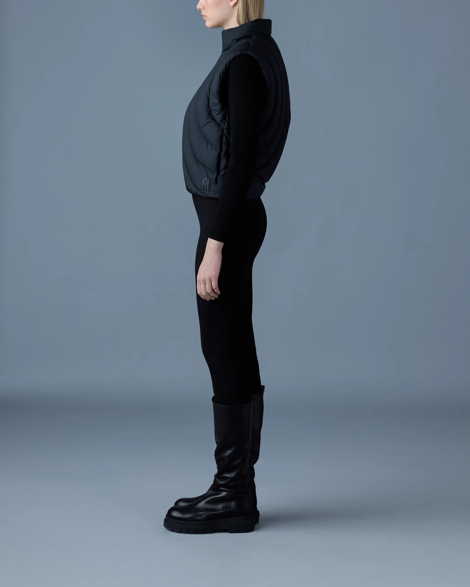 MACKAGE】ADANA ソフトウォッシュ キルティング ダウンベスト