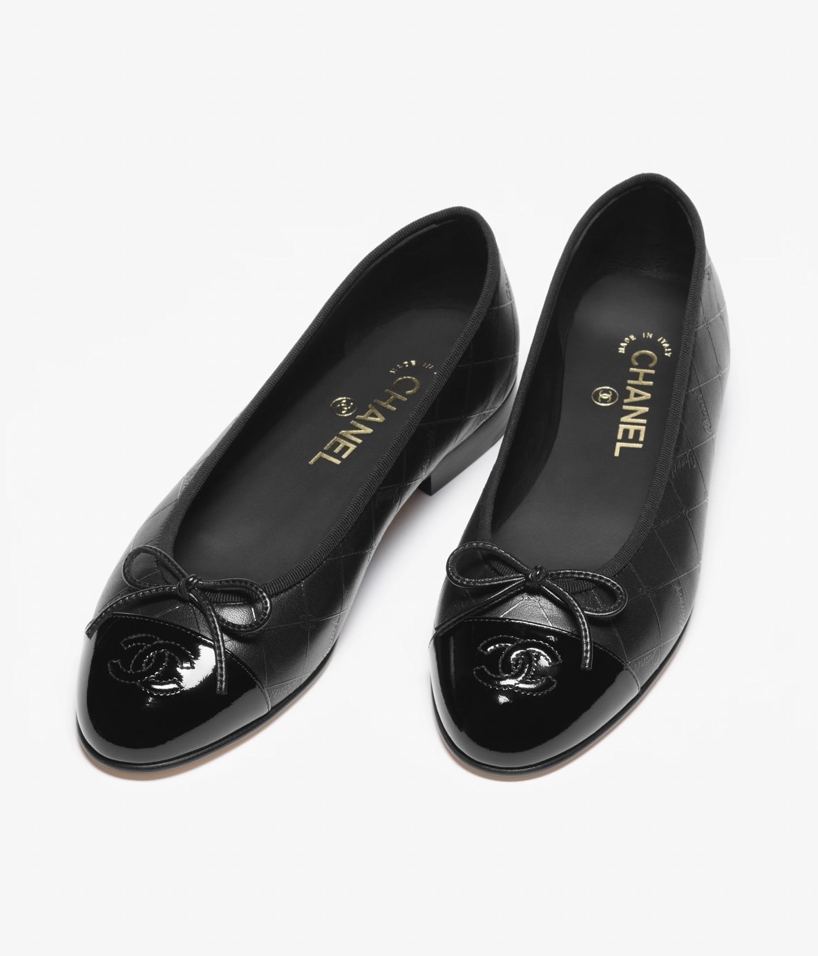【CHANEL】《24K》ロゴプリントがかわいい♢ バレリーナ