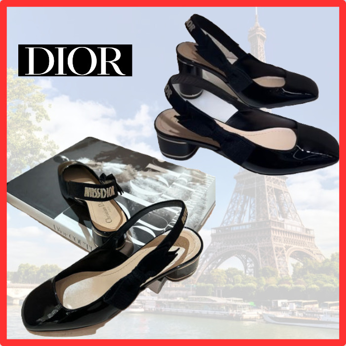 【日本未入荷】DIOR  Miss Dior Paris スリングバック ポンプ