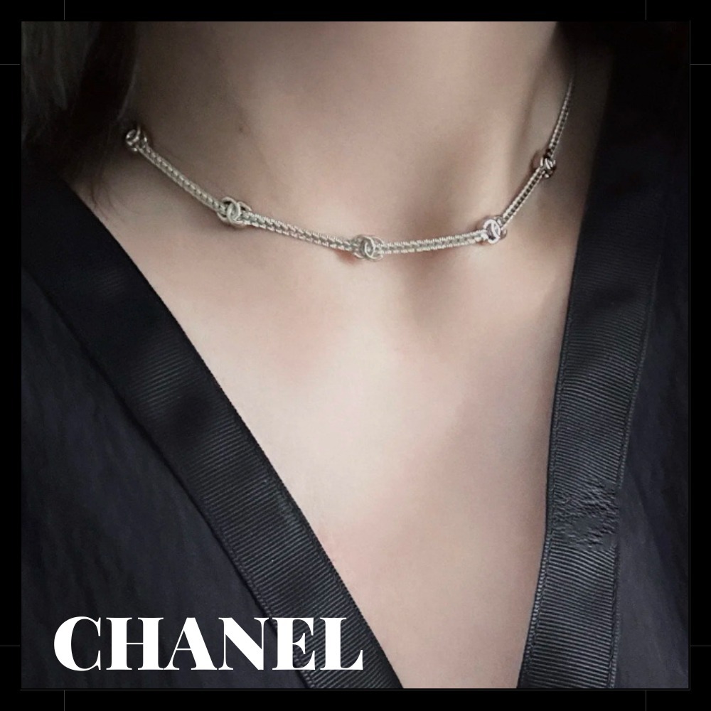 【日常に輝きをプラス】CHANEL★チョーカー CCロゴ エレガント