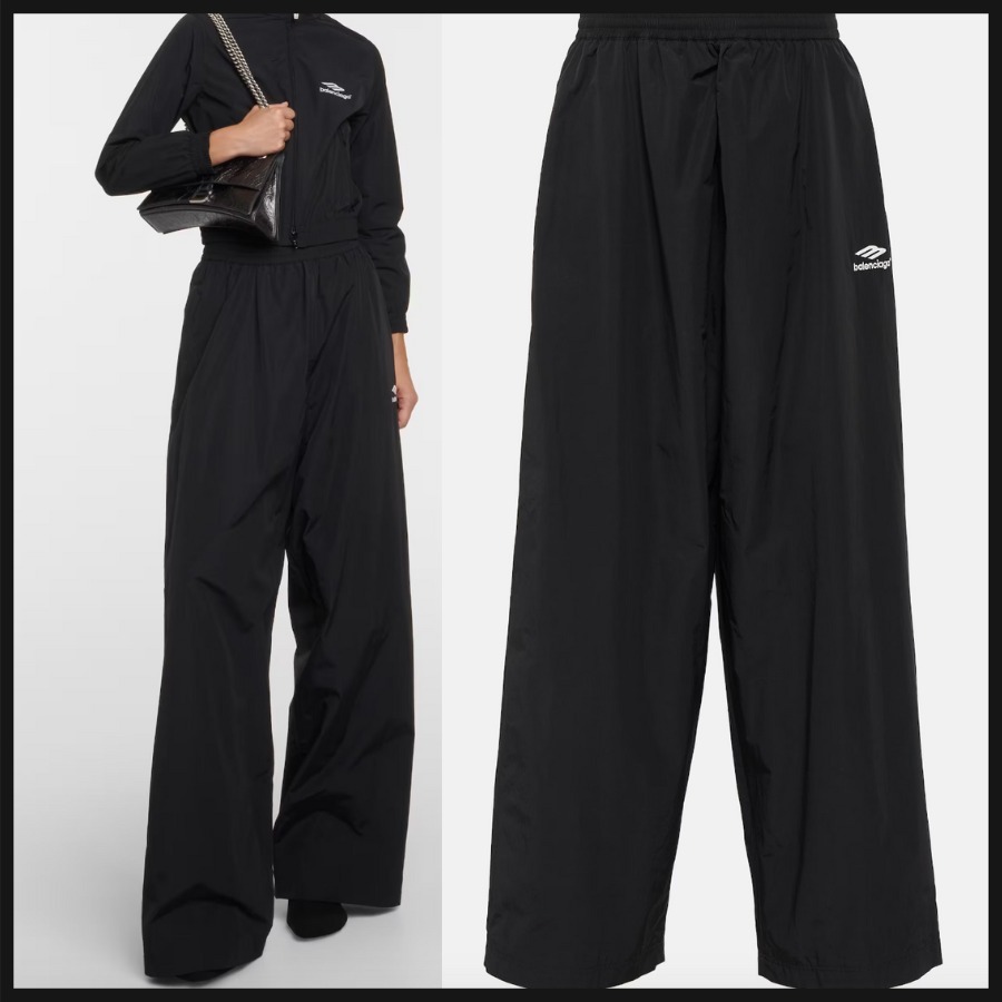 送料・関税込 Balenciaga バレンシアガ ロゴ トラックパンツ