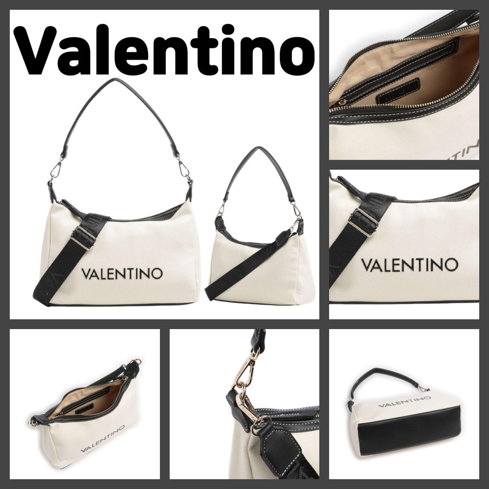 【Valentino】◆Leith Shoulder Cross Bag◆Ivory/Black◆