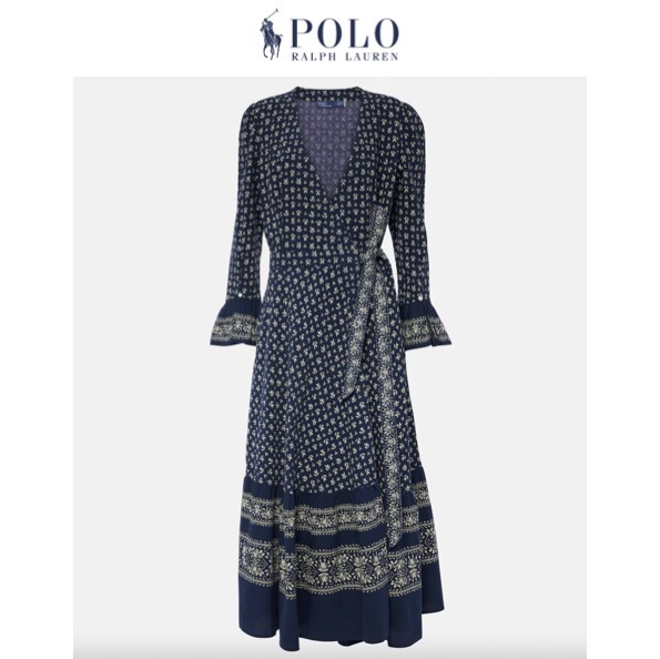 関税,送料無料Polo Ralph Lauren ラップワンピース