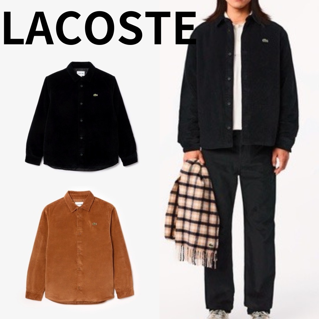 □LACOSTE□インサレーションコーデュロイシャツジャケット