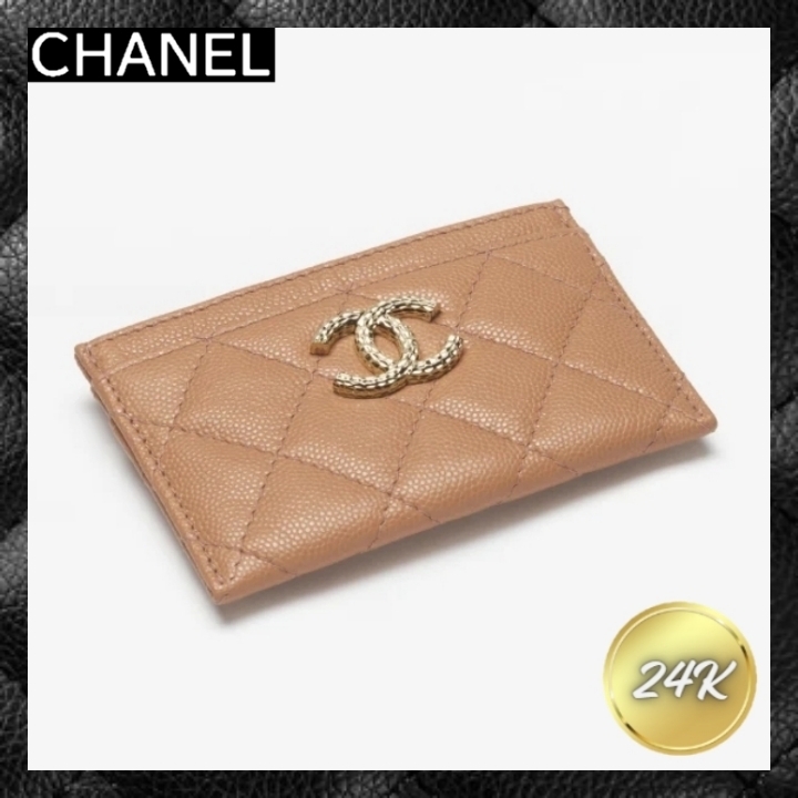 ☆エレガントなキャメル☆ CHANEL カードケース