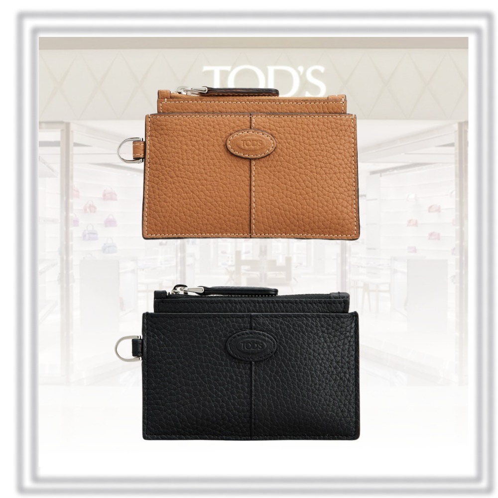 関税込☆【TOD’S】トッズ レザーネックカードホルダー 送料込直営店*TOD`S*トッズ レザーネックカードホルダー