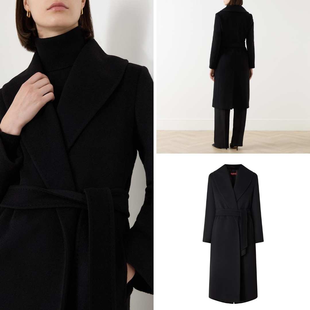 《送料無料》Wool drap coat LORIANA