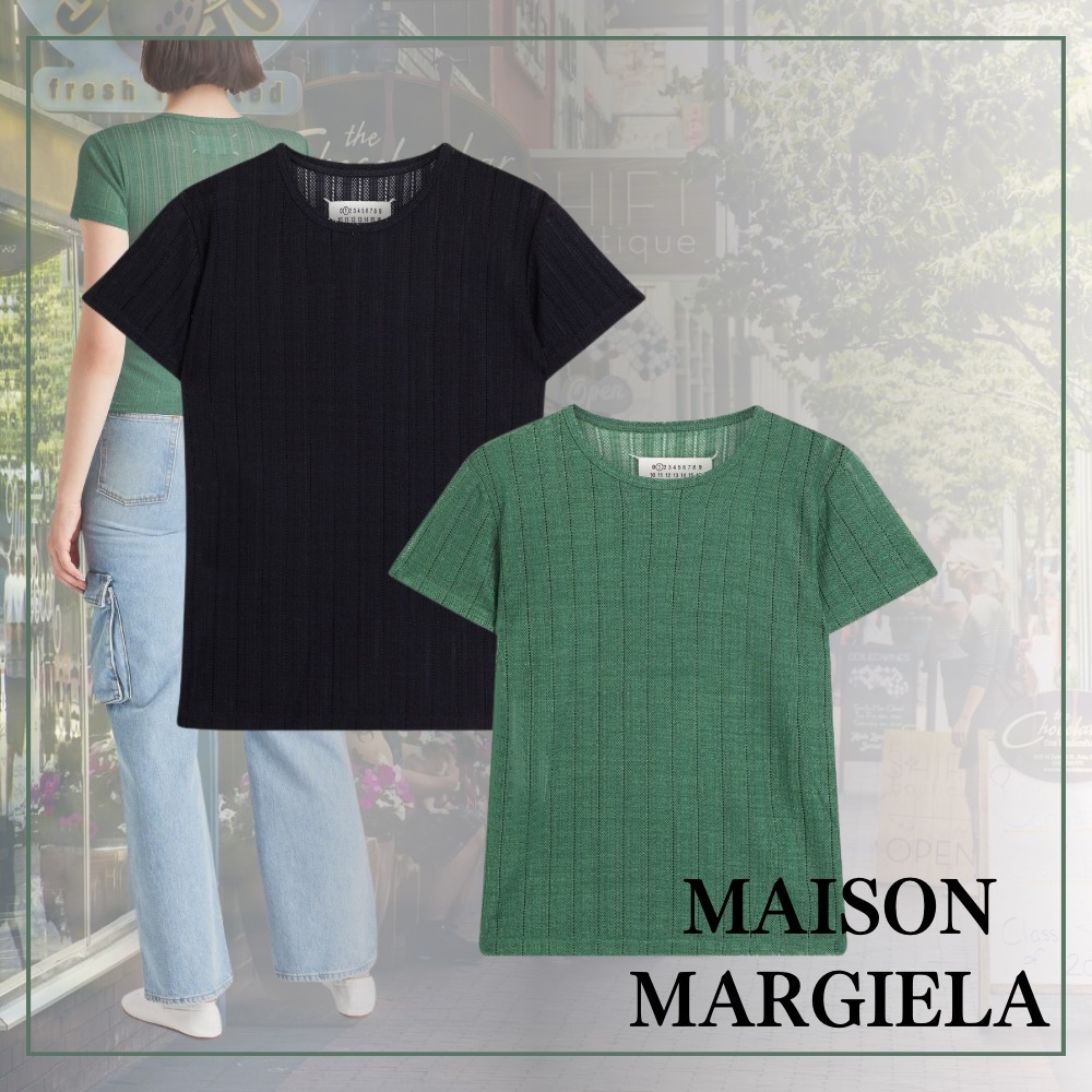 【普段使いしやすい】MAISON MARGIELA かぎ針編みニット Tシャツ