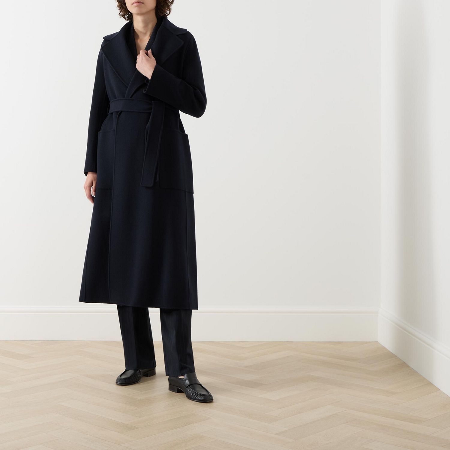 《送料無料》 Wool dressing gown coat PAOLORE