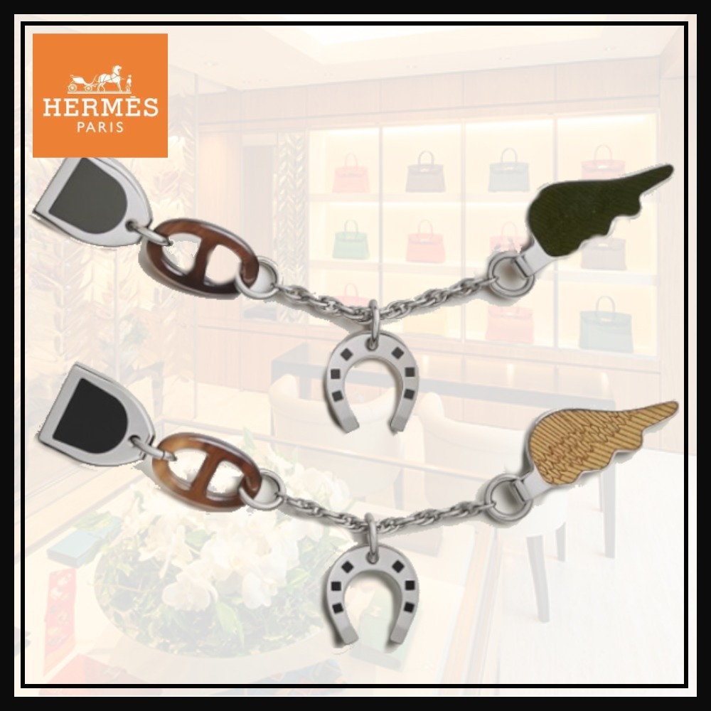 【胸元がかっこよくキマる♡】HERMES ブローチ
