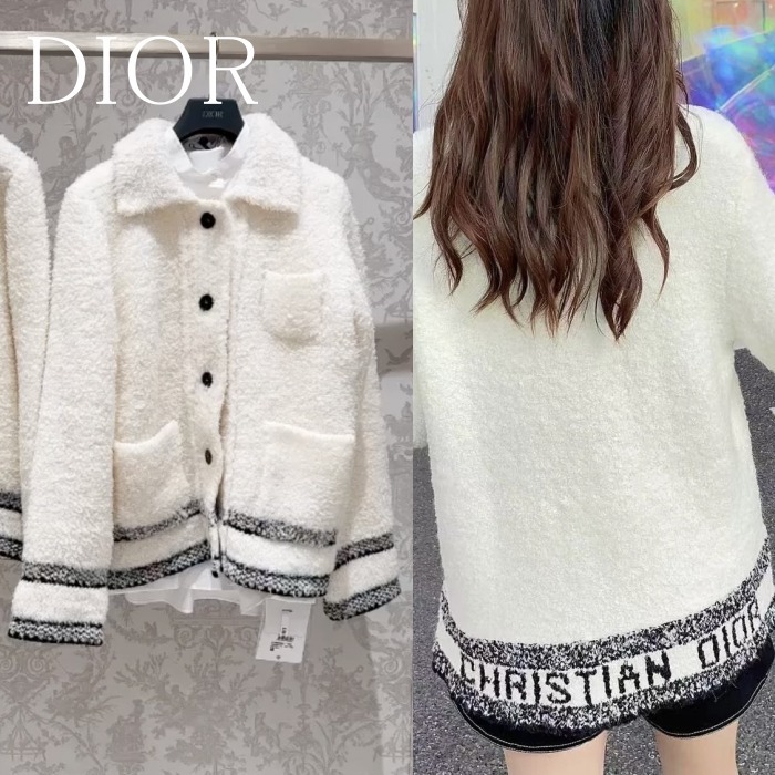 バックのロゴが可愛いポイント♡【DIOR】Caro ジャケット
