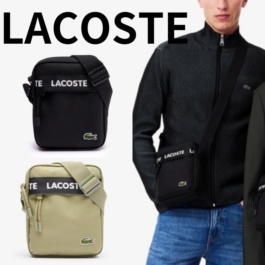 ■LACOSTE■ラコステ ネオクロコ ロゴショルダーバッグ unisex