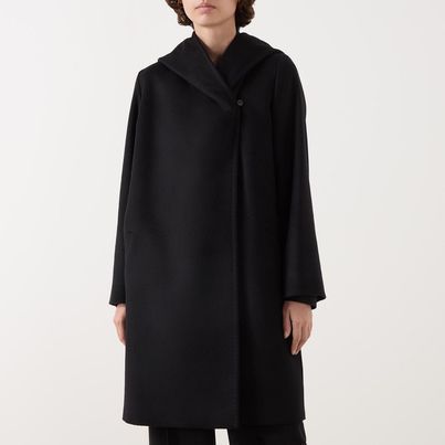 《送料無料》 Wool hooded coat NEWMANG