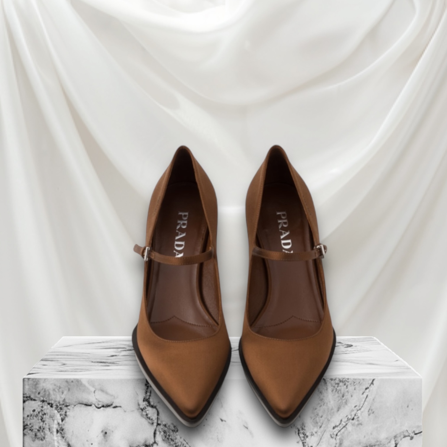 PRADA＊Satin pumps サテンパンプス 5.5cm＊送料込