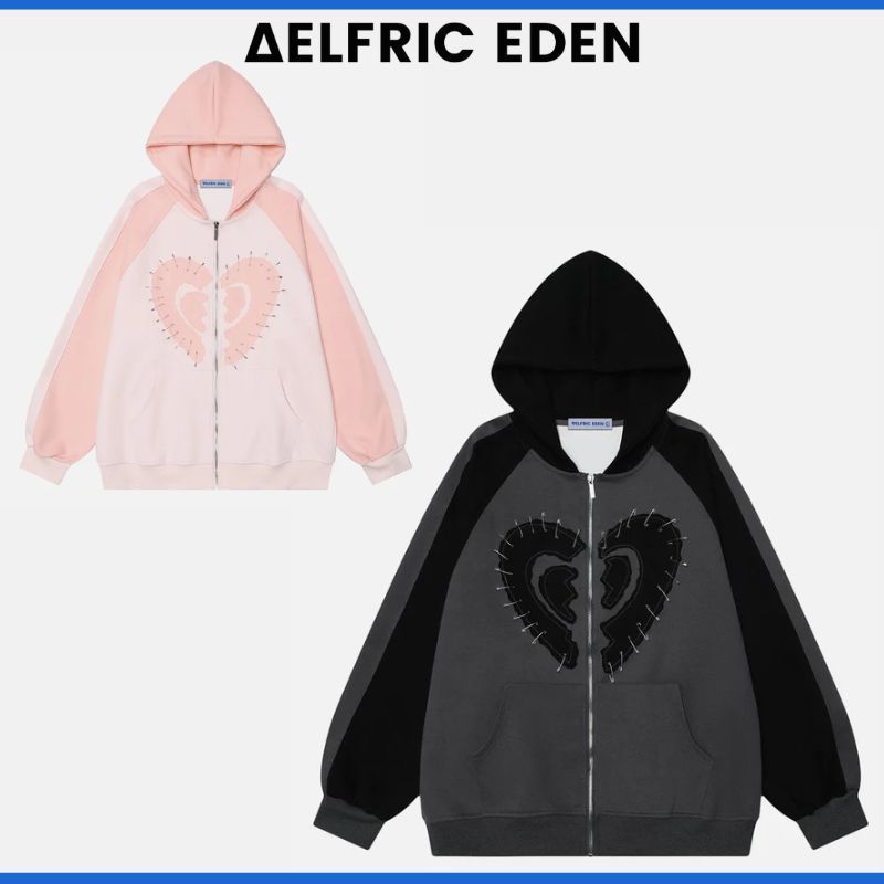 Aelfric Eden Pin Embroidery Heart パーカー 送料/関税込