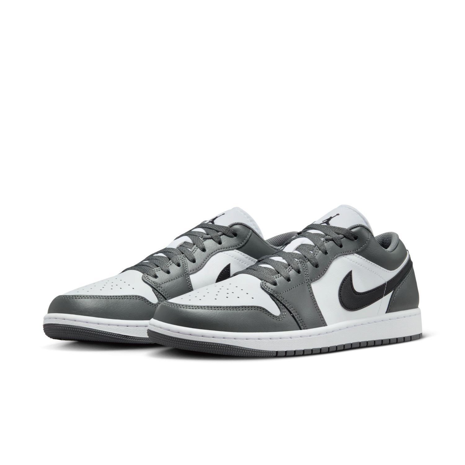国内配送 NIKE AIR JORDAN 1 LOW WHITE/BLACK-IRON GREY