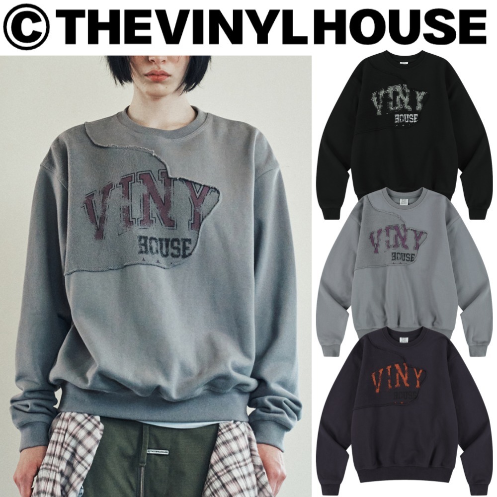 【THEVINYLHOUSE】 ★ Cut Off West Swestshirt ★ 大人気