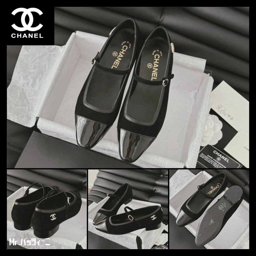 ◇シンプル可愛い◇『CHANEL』24K メリージェーンシューズ