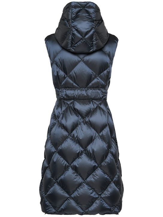 国内配送【MaxMara】VISOFT テクニカル ダウン ジレ MAX MARA THE CUBE TREGIL テクニカル キャンバス ダウン ジレ