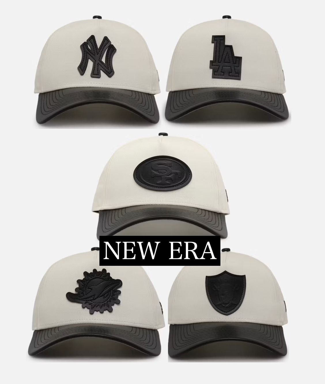 【NEW ERA】9FORTY A-Frame レザーバイザー ニューエラキャップ