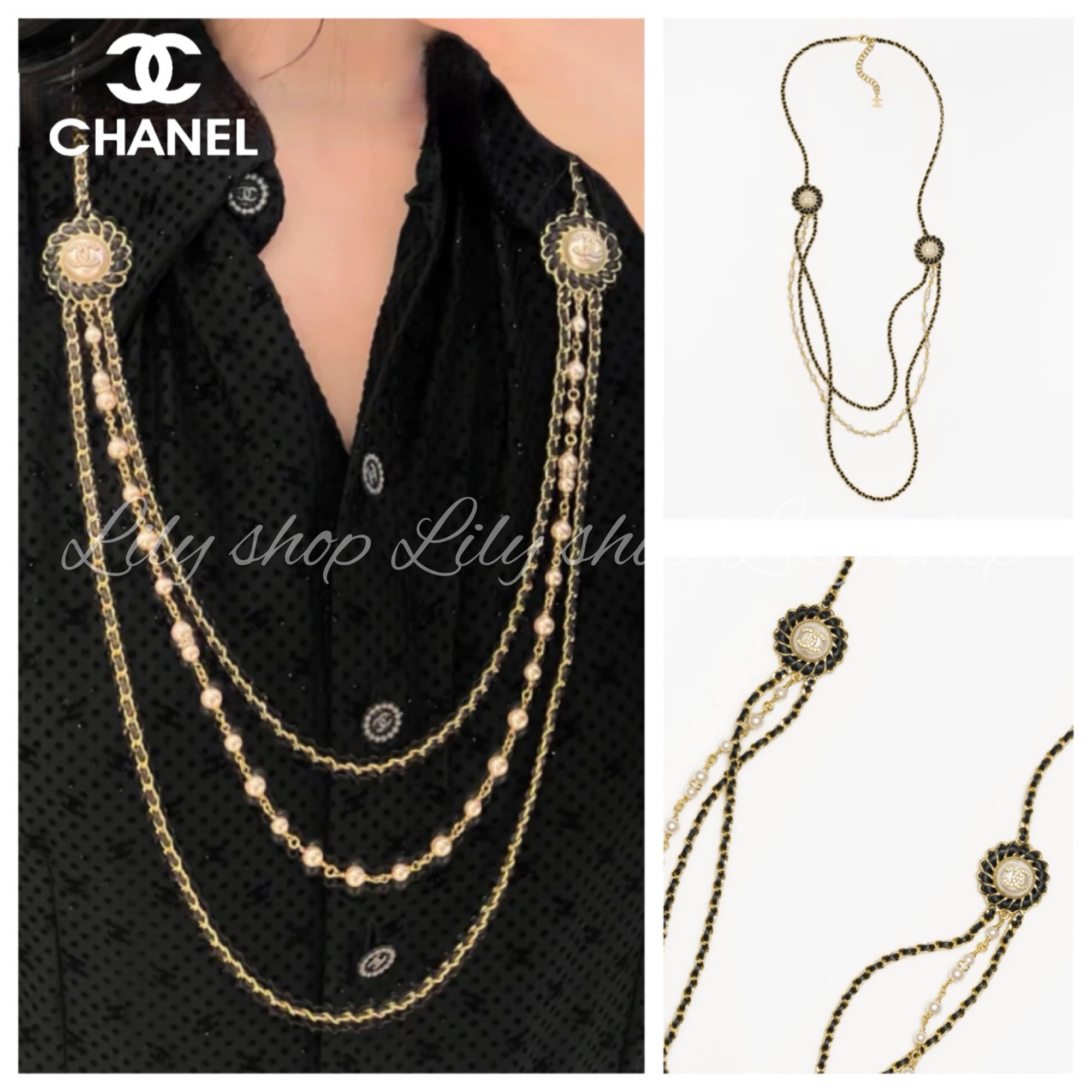 レザーでお洒落に決まる◎【CHANEL】ネックレス