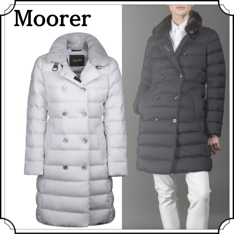 MOORER ムーレー LONGAN ダウンジャケット ラビットファー