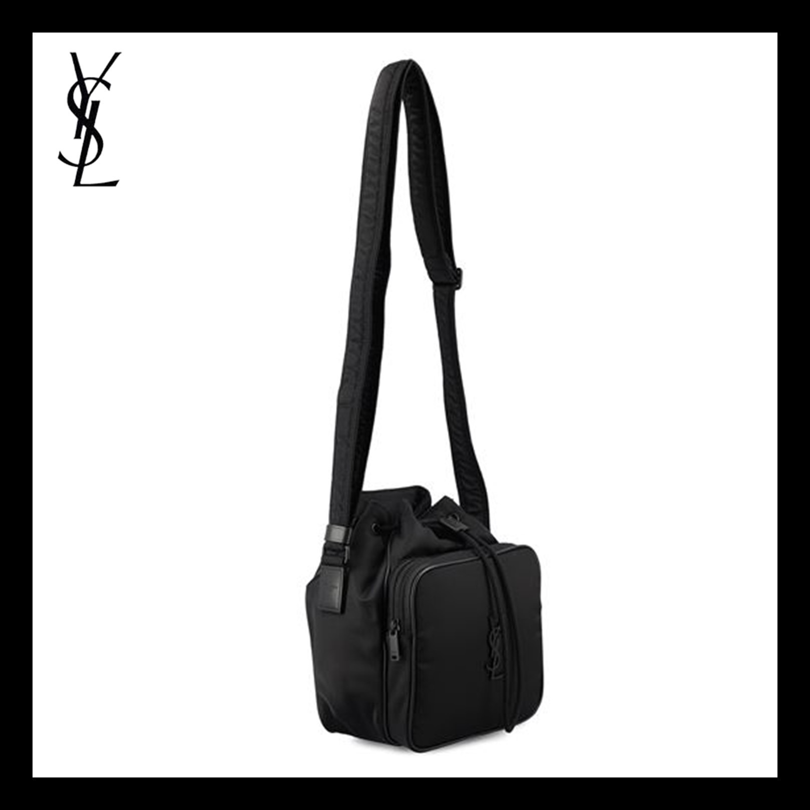 Saint Laurent】ニキ スモールバケットバッグ（ナイロン