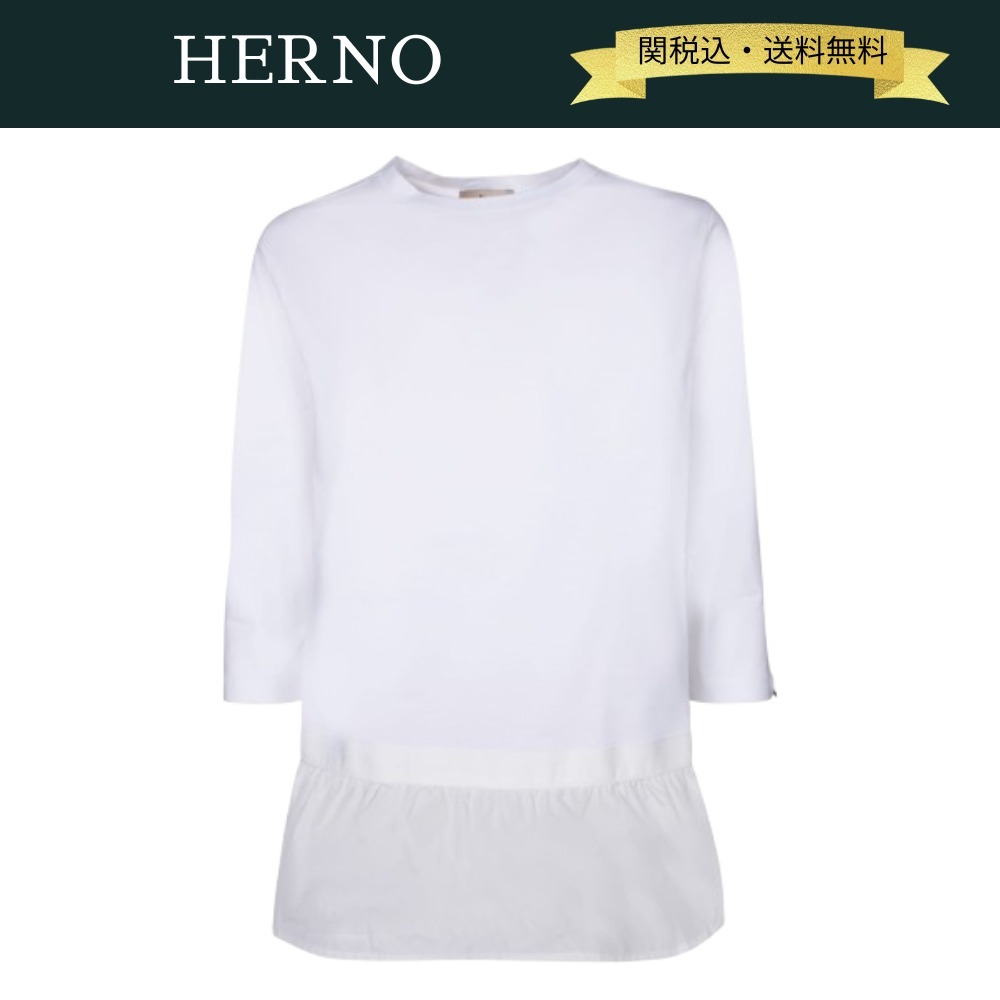 VIP価格【関税・送料込】HERNO ピュアコットンジャージーTシャツ