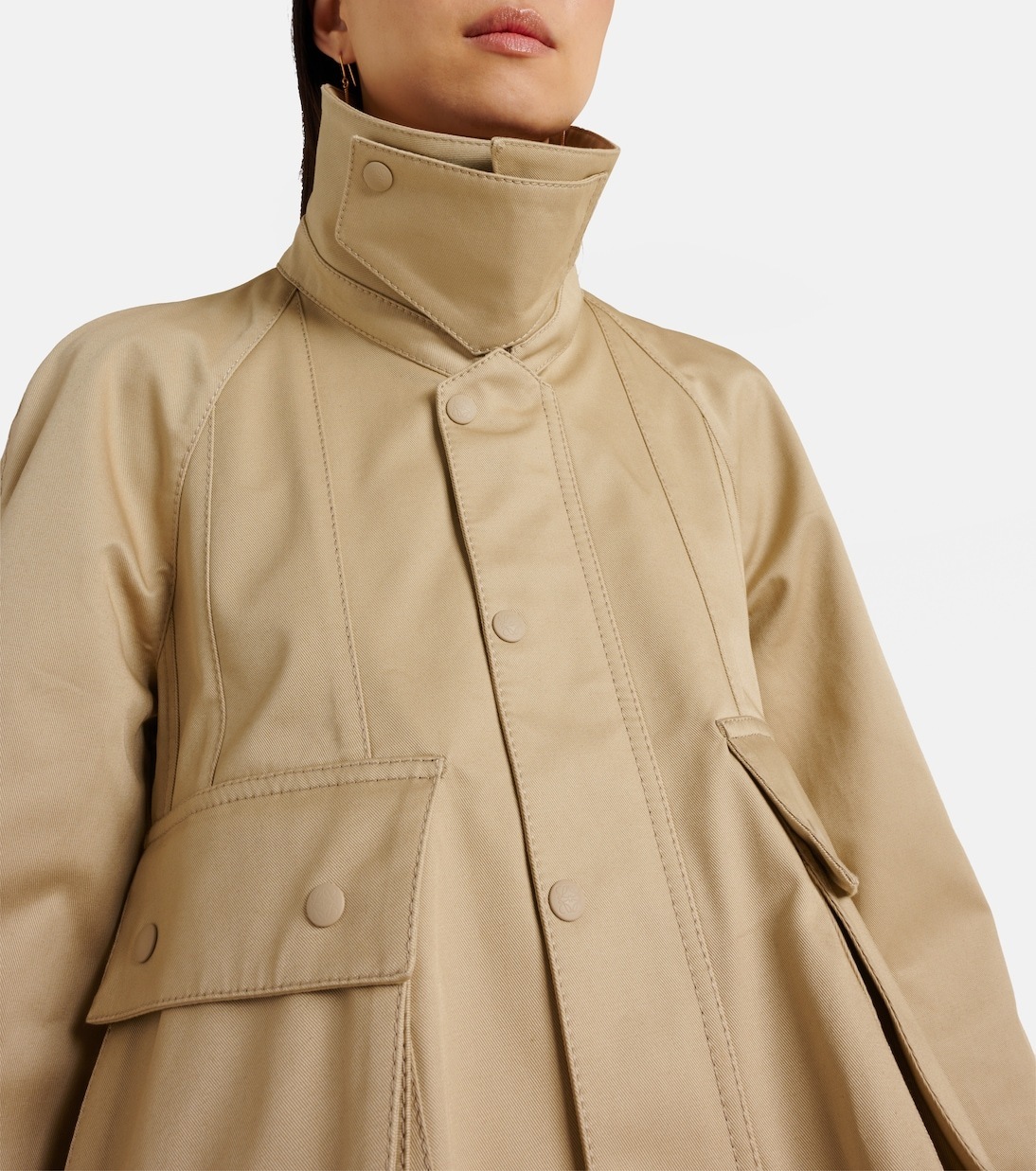 ◆LOEWE◆トラペーズコットンブレンドジャケット ◇LOEWE◇トラペーズコットンブレンドジャケット ジャケット