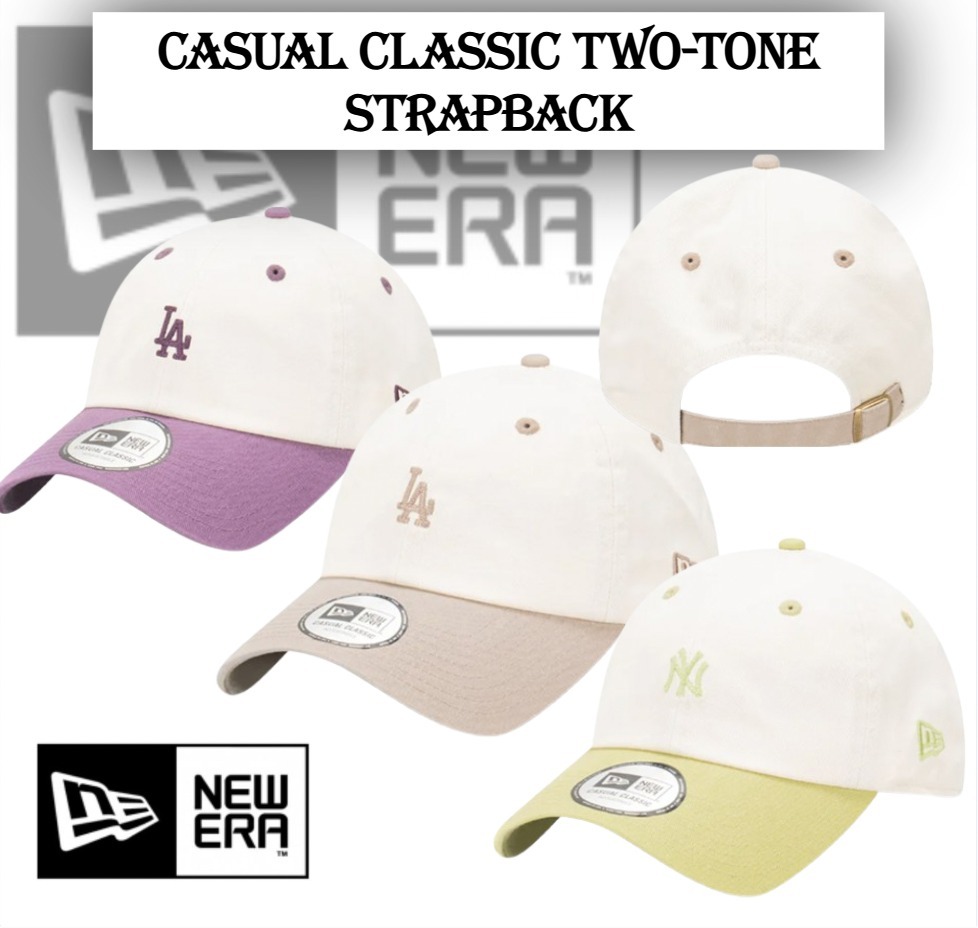 NEW ERA ★ Casual Classic Two-Tone Strapback パステル 帽子