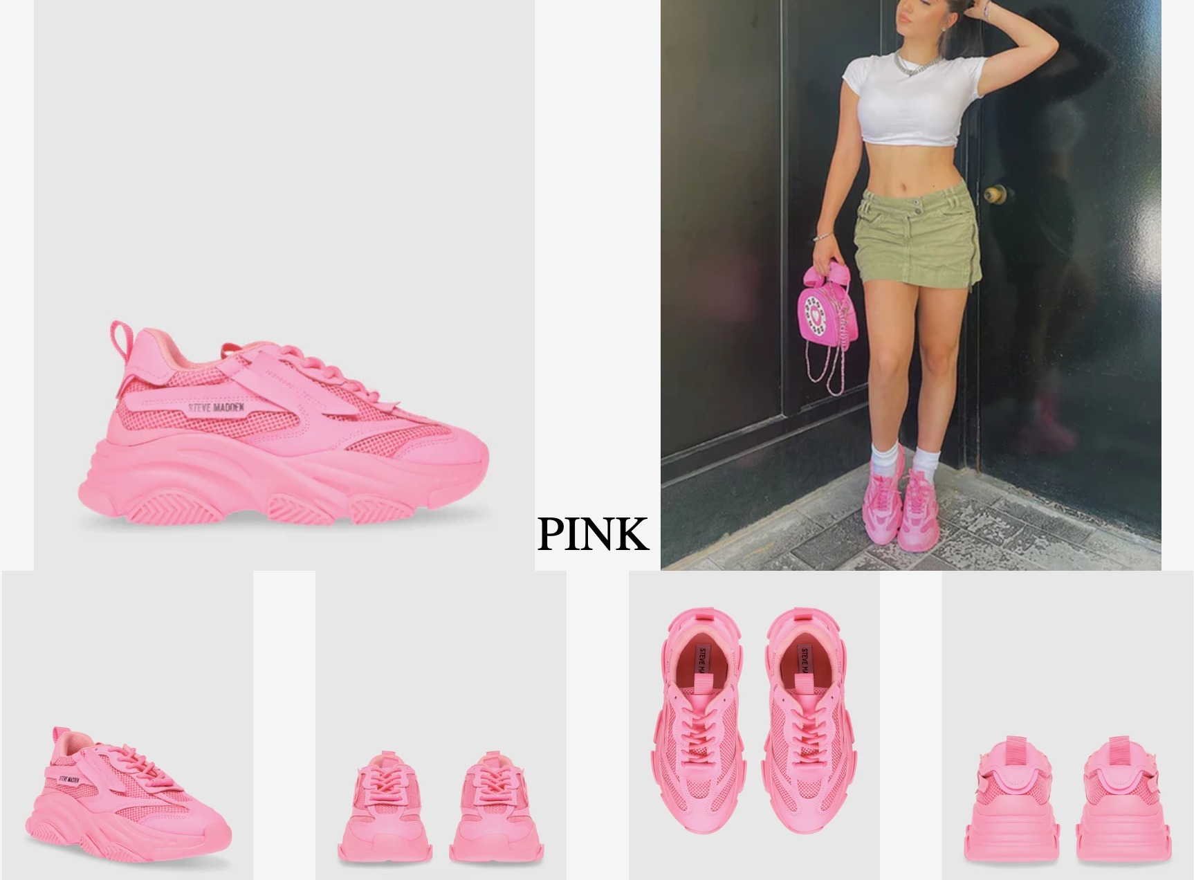STEVE MADDEN プラットフォーム チャンキー Fuse スニーカー org.jpg