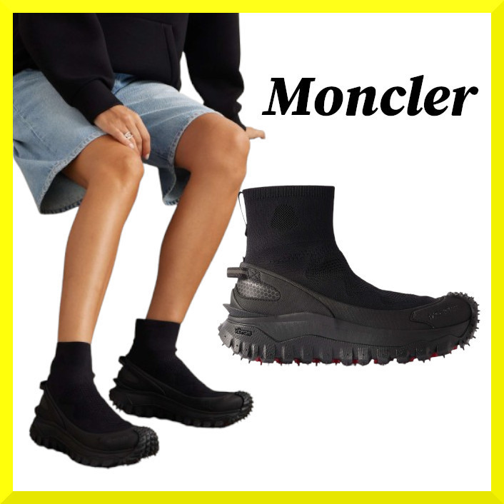 MONCLER☆関税込☆Trailgrip ストレッチニット スニーカー