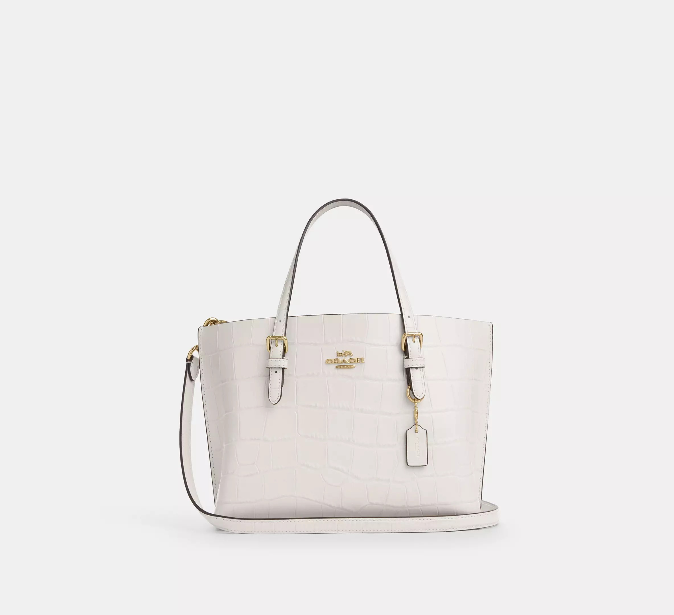 新作★クロコダイル型押【COACH】モリー トートバッグ25 新作☆クロコダイル型押【COACH】モリー トートバッグ25 (Coach