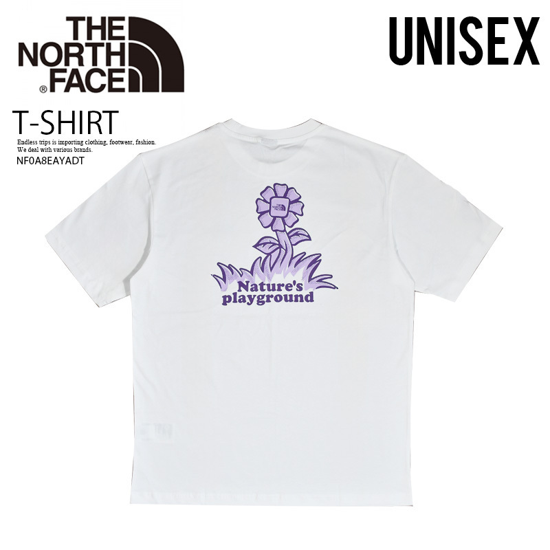 即発★THE NORTH FACE★M FLOWER SS TEE OVERSIZED★NF0A8EAYADT