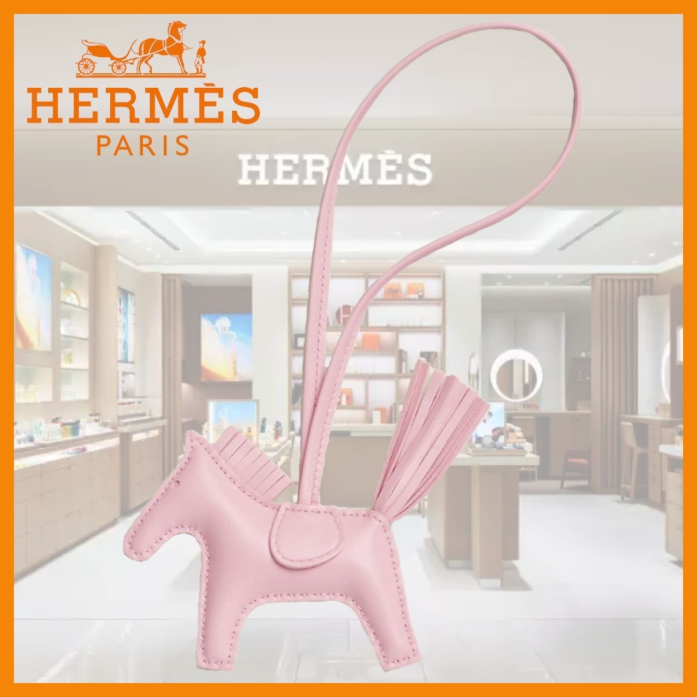 【ワンカラーがポイント☆】HERMES バッグチャーム