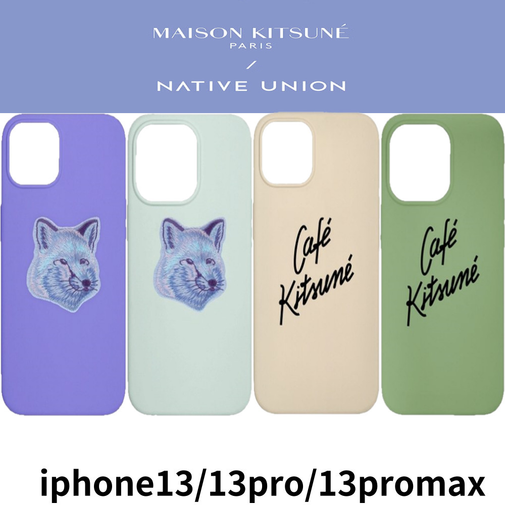 【MAISON KITSUNE xNATIVE UNION】iphone13/13pro/13promax CASE