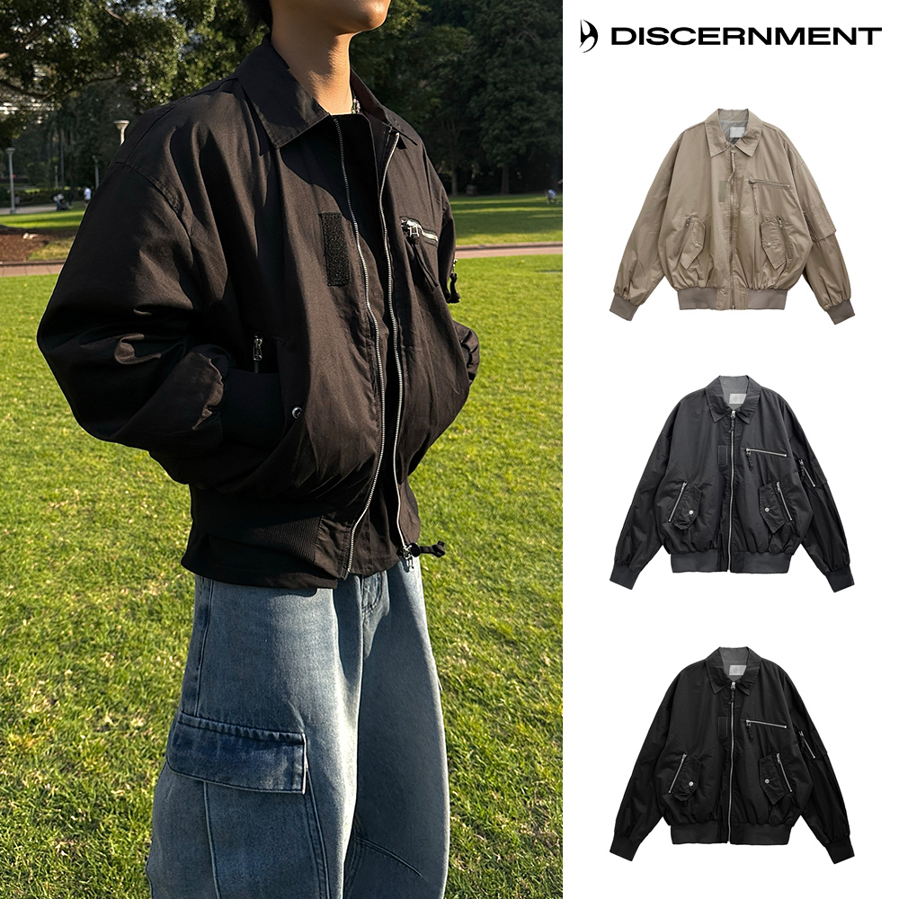 【DISCERNMENT】MA Mix Bomber Flight Jacket