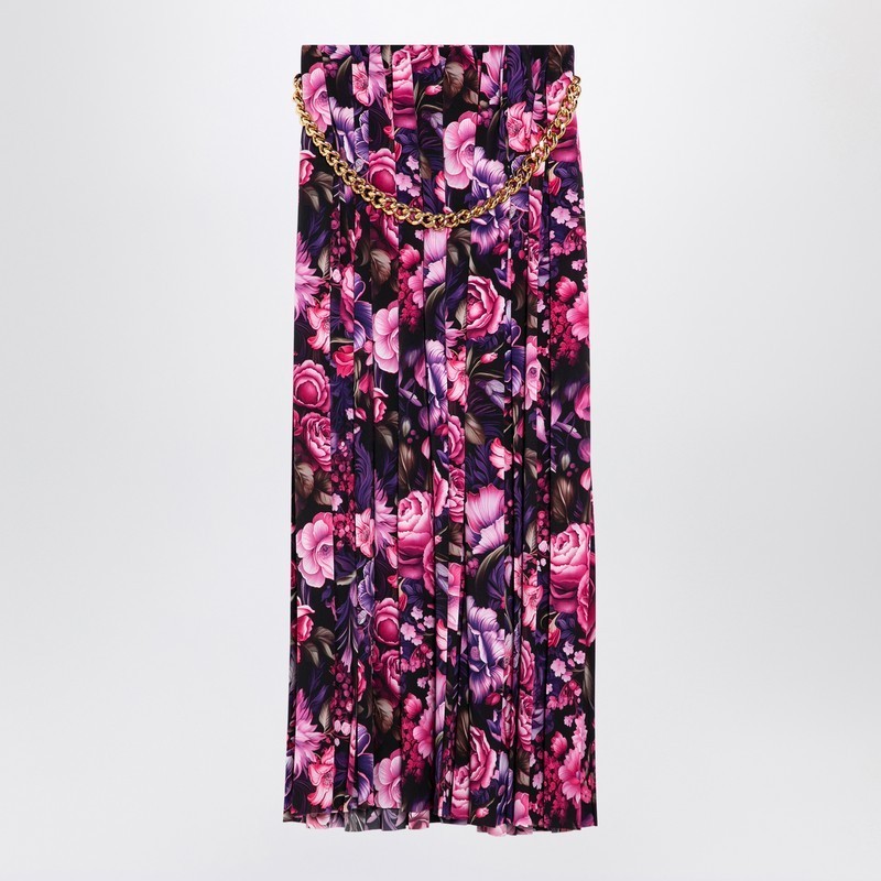 スカート Balenciaga Long pleated floral skirt
