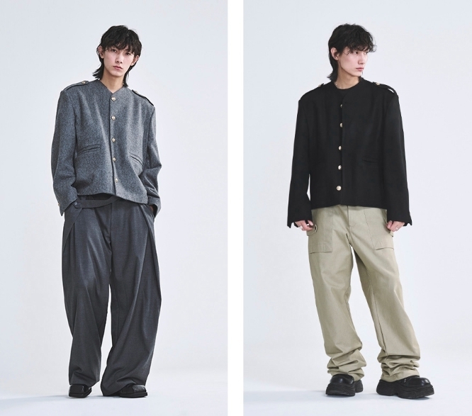 【LA MER MA MAISON】24FW★ EPAULET WOOL JACKET LA MER MA MAISON】24FW☆ EPAULET WOOL JACKET (LA MER MA