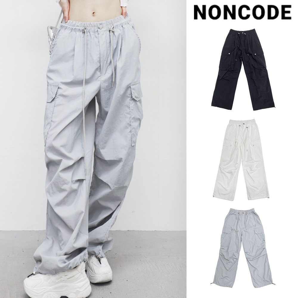 【NONCODE】(Unisex) Tikhan pocket cargo pants