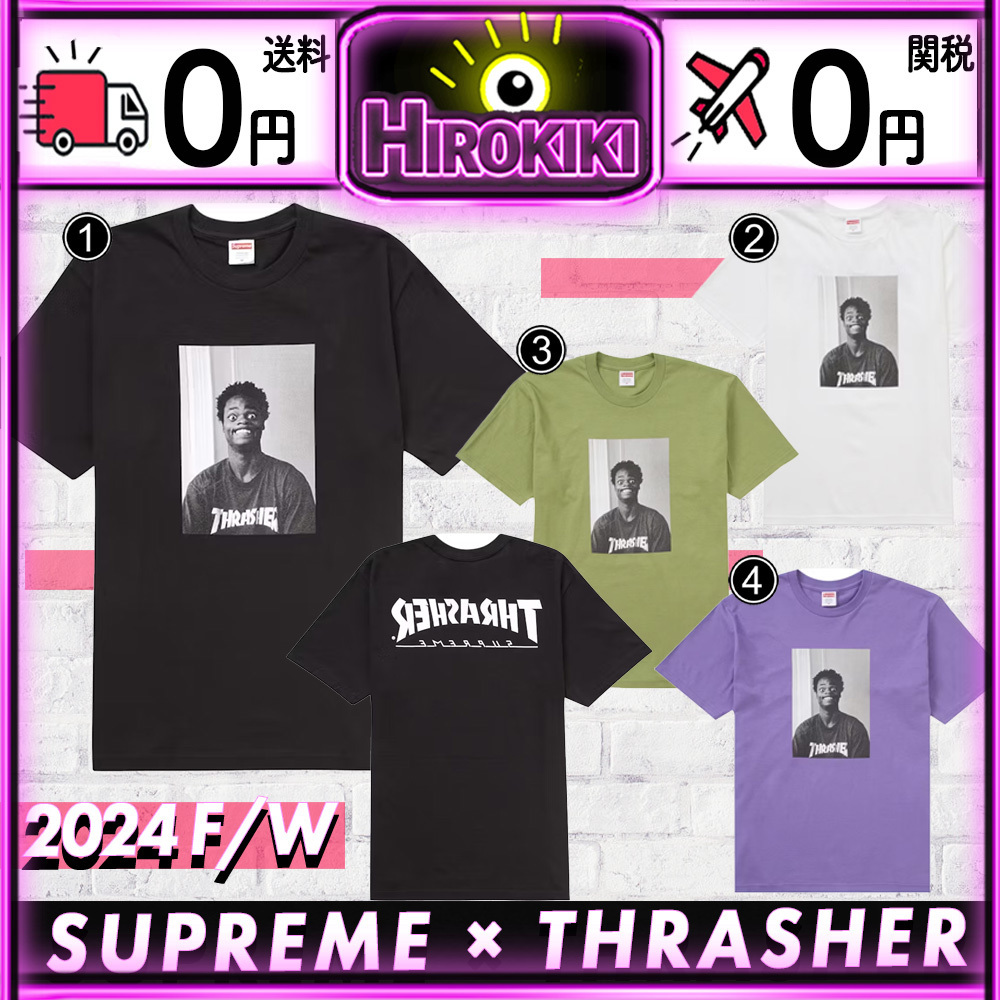 【本物保証 /関税・送料無料】Supreme x Thrasher Harold Tee