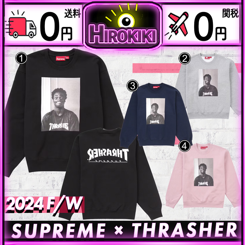 【本物保証 /関税・送料無料】Supreme x Thrasher Crewneck
