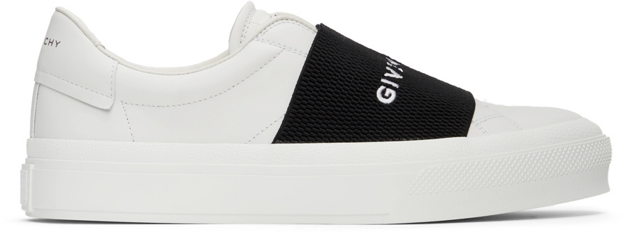【関税込み】Givenchy ホワイト＆ブラック スリッポンスニーカー