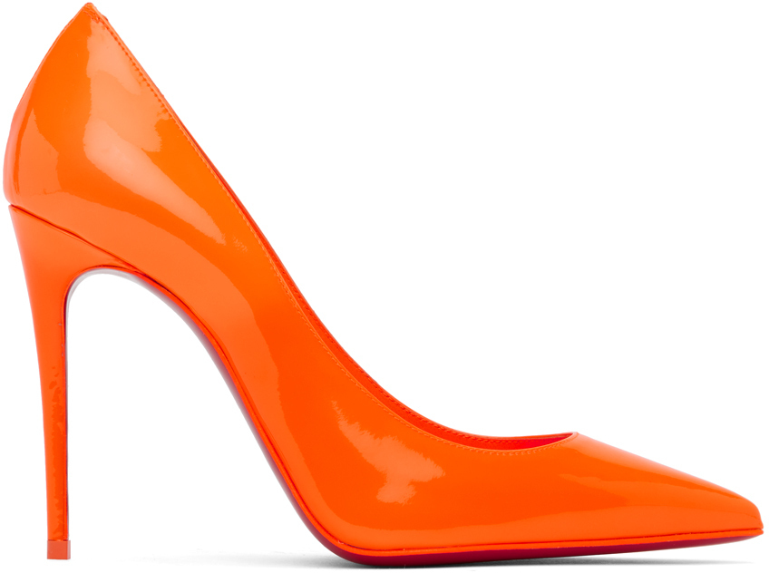 【関税込み】Christian Louboutin オレンジ Kate 100 ヒール